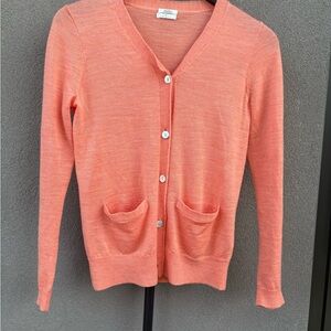50%+ off sweaters! Wallace 100% merino wool Women's lightweight cardigan